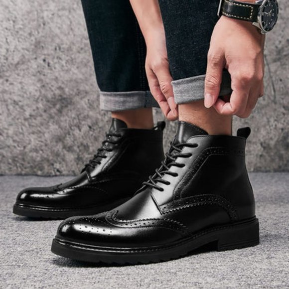 Men's leather shoes - Picture 4 of 5